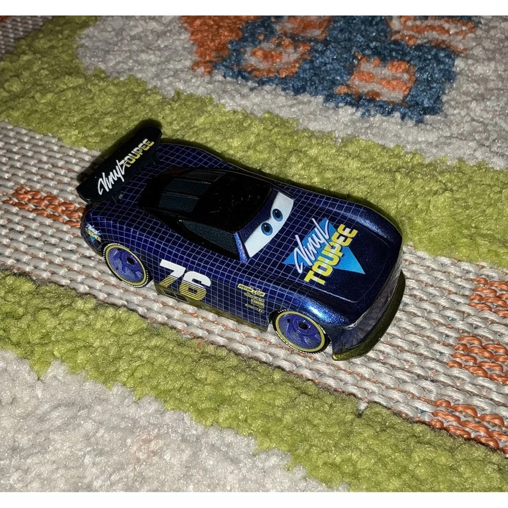 DISNEY PIXAR CARS MATTEL WILL RUSCH VINYL TOUPEE NEXT GEN METAL #76